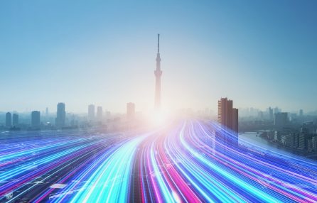 movement of energy through a cityscape