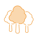 Icon of three trees