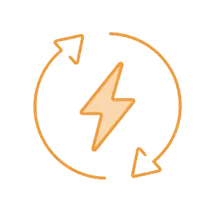 Icon of energy bolt